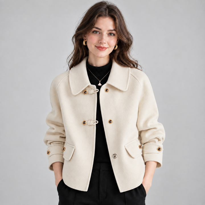 Odette tweed jacket with pearl buttons – image 4