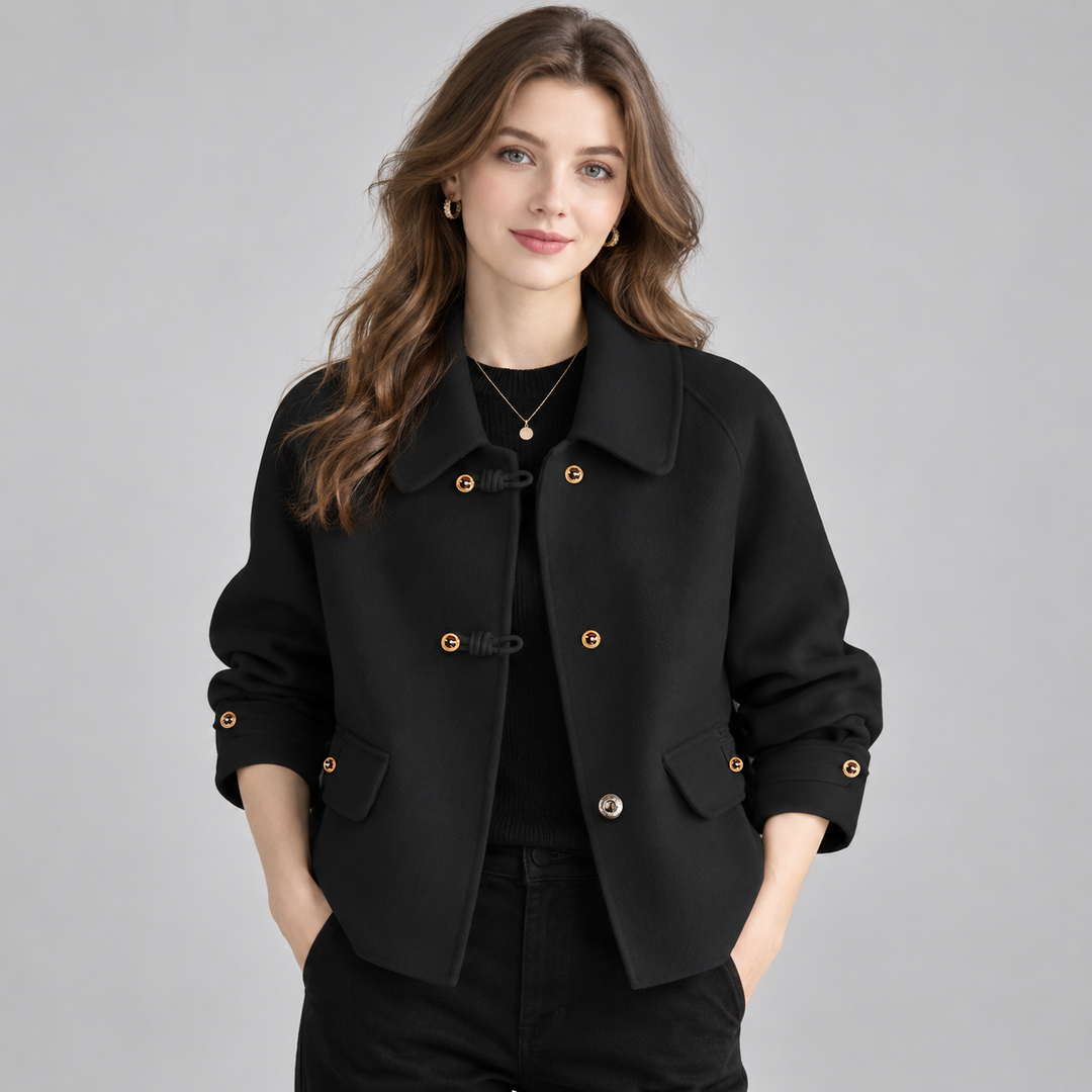 Odette tweed jacket with pearl buttons – image 6