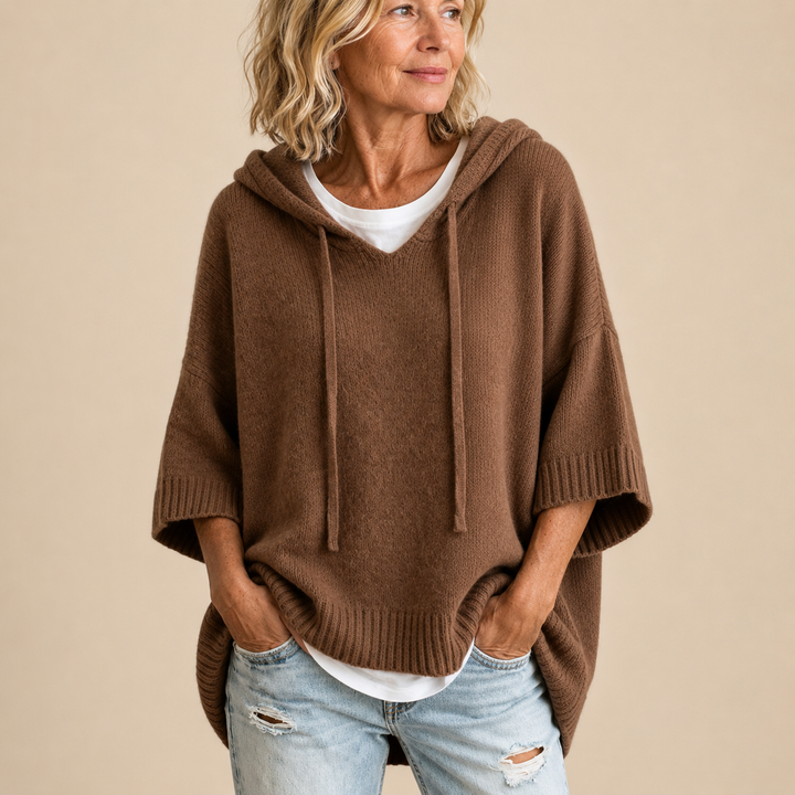 Lila oversized hooded sweater – image 14