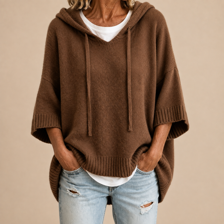 Lila oversized hooded sweater – image 4