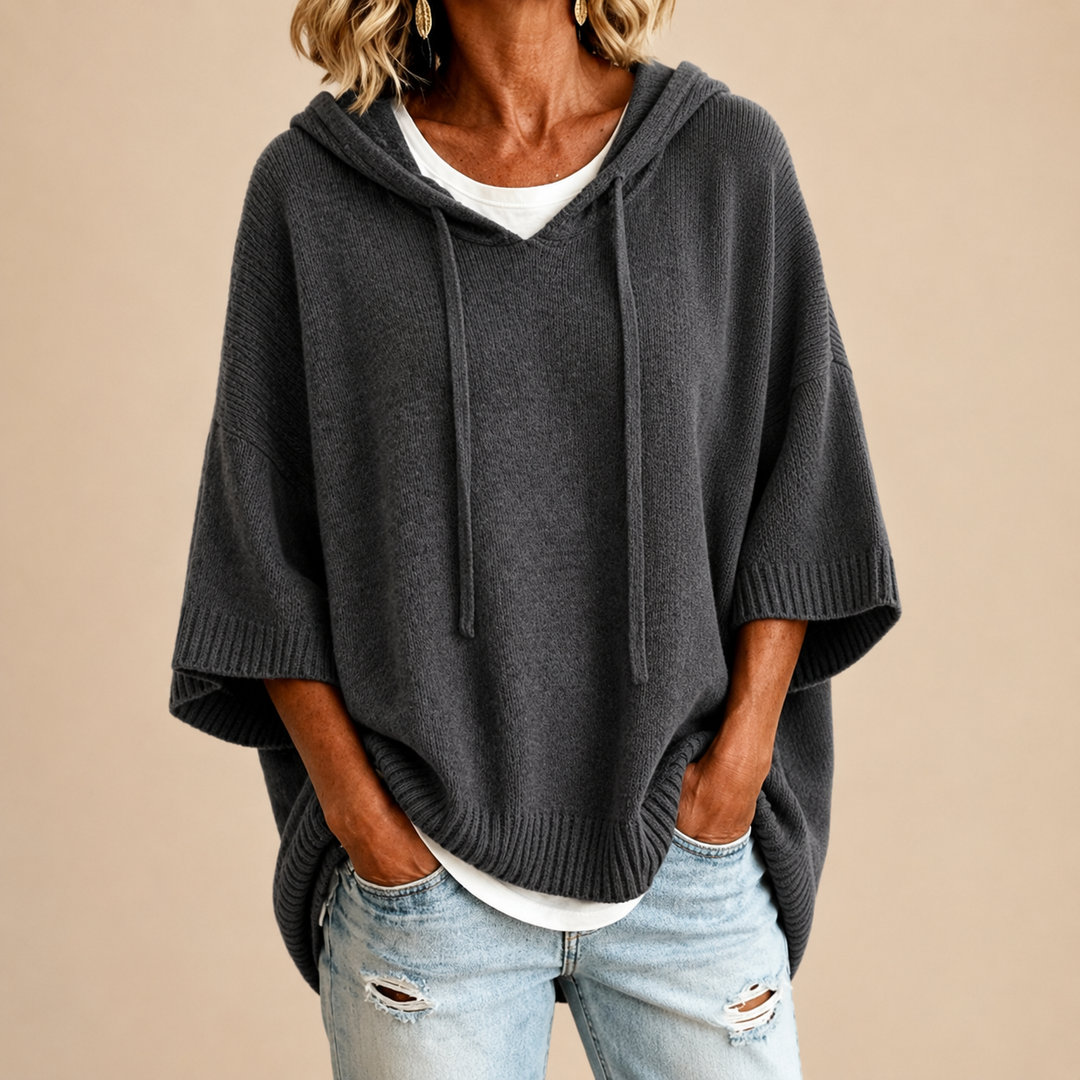 Lila oversized hooded sweater – image 5