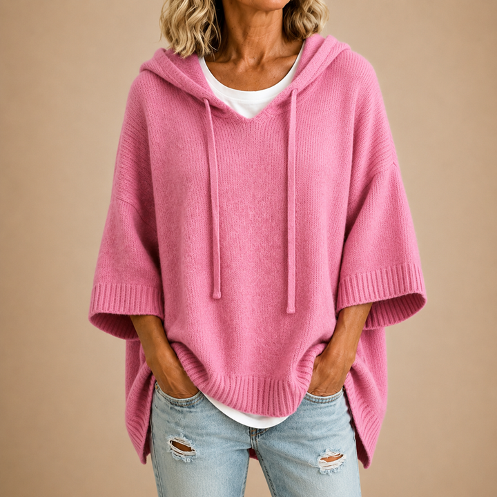 Lila oversized hooded sweater – image 9