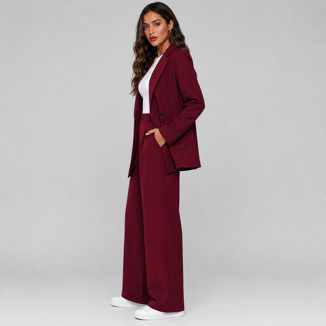 Mina longline blazer pant suit – image 3
