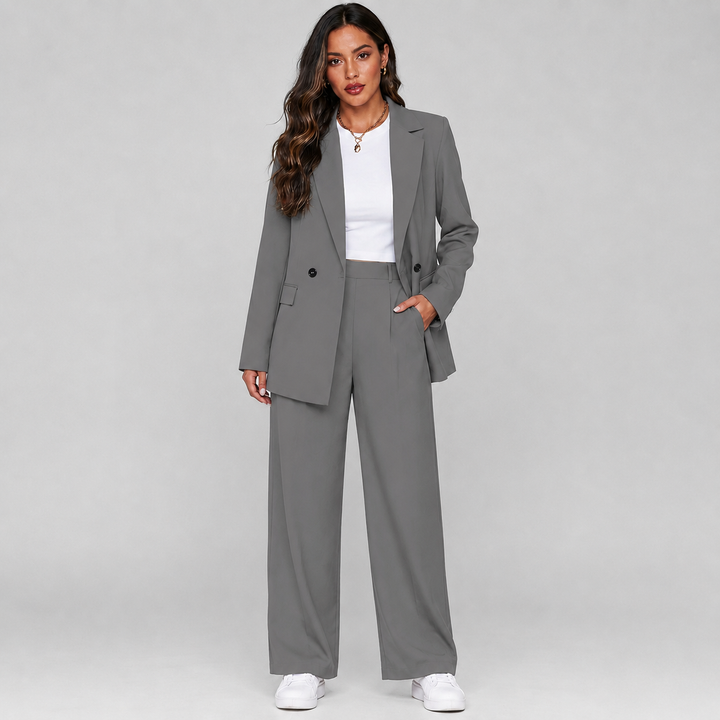 Mina longline blazer pant suit – image 5