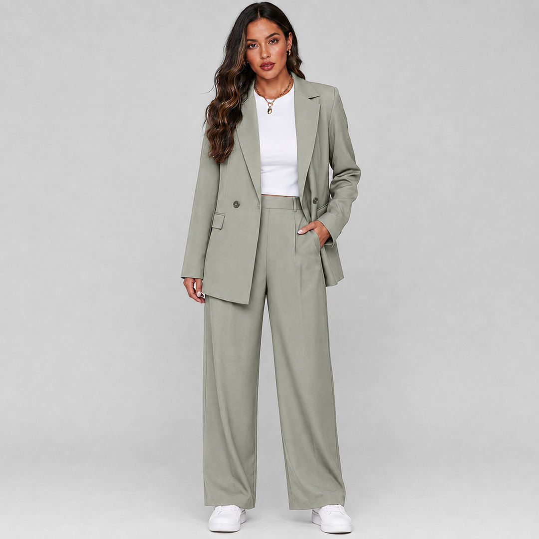 Mina longline blazer pant suit – image 10