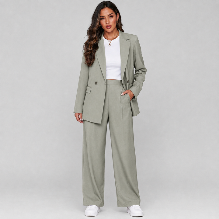 Mina longline blazer pant suit – image 10