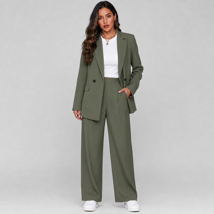 Mina longline blazer pant suit – image 8
