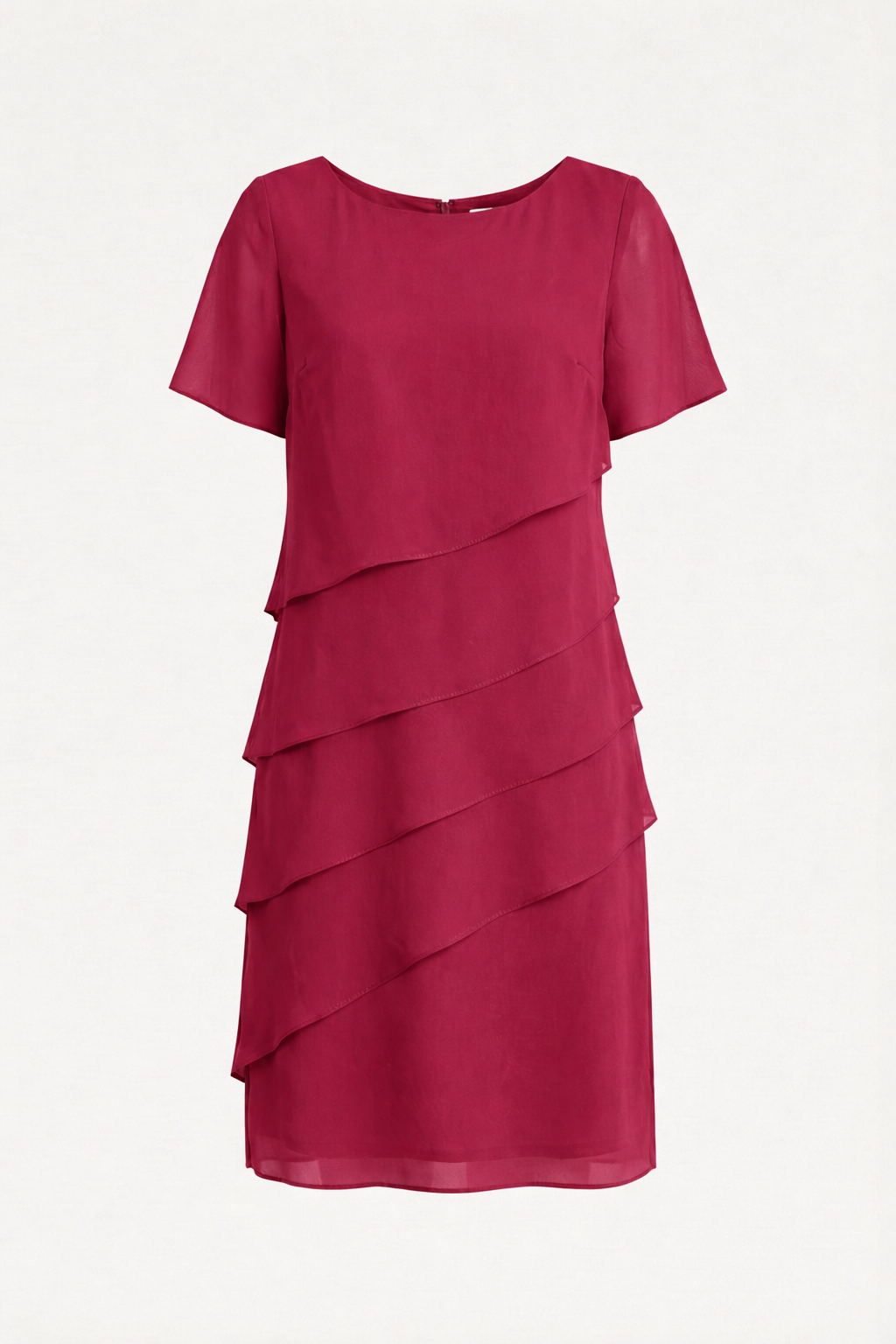 Liesel layered chiffon short sleeve dress – image 6