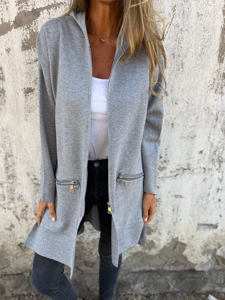 Ottilie long sleeve zip front cardigan – image 9