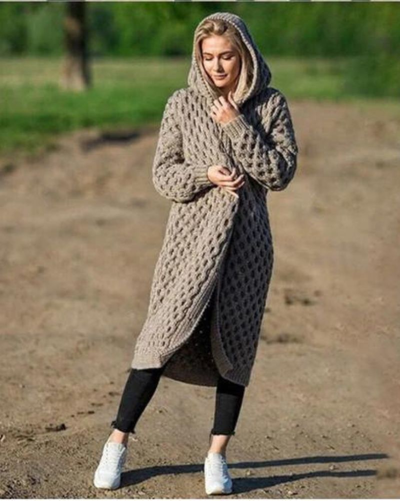 Florence longline cardigan sweater – image 4