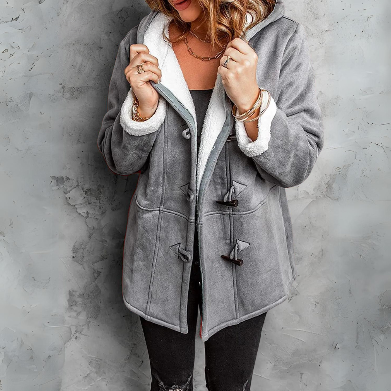 Ruby sherpa lined hooded toggle jacket – image 3