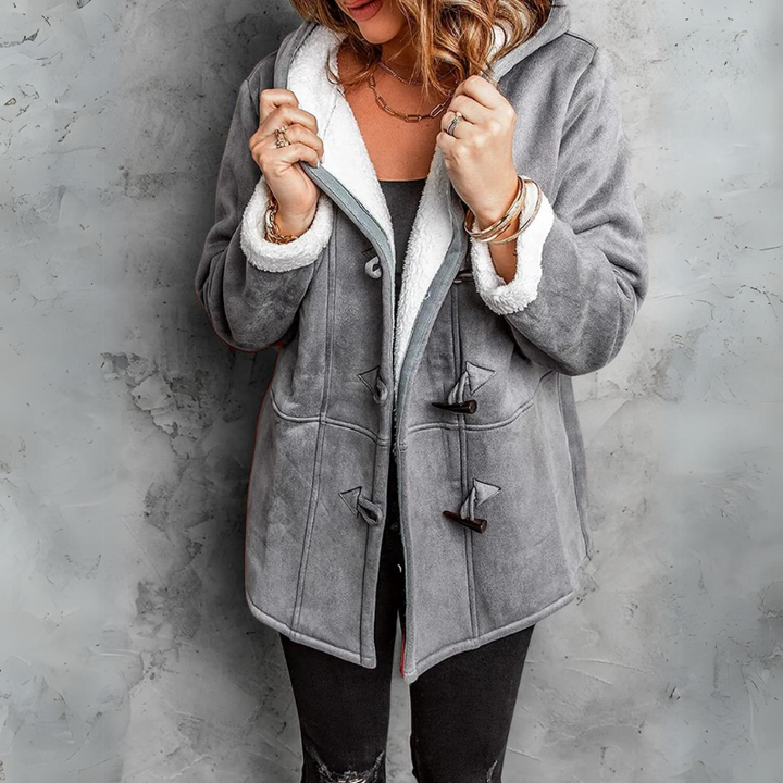 Ruby sherpa lined hooded toggle jacket – image 3