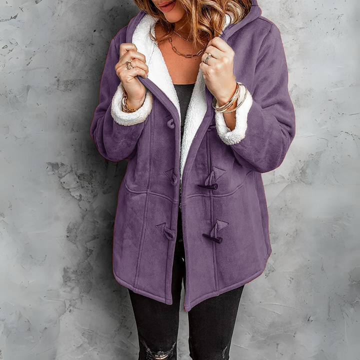 Ruby sherpa lined hooded toggle jacket – image 5