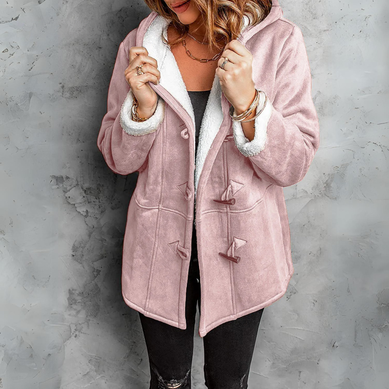 Ruby sherpa lined hooded toggle jacket – image 6