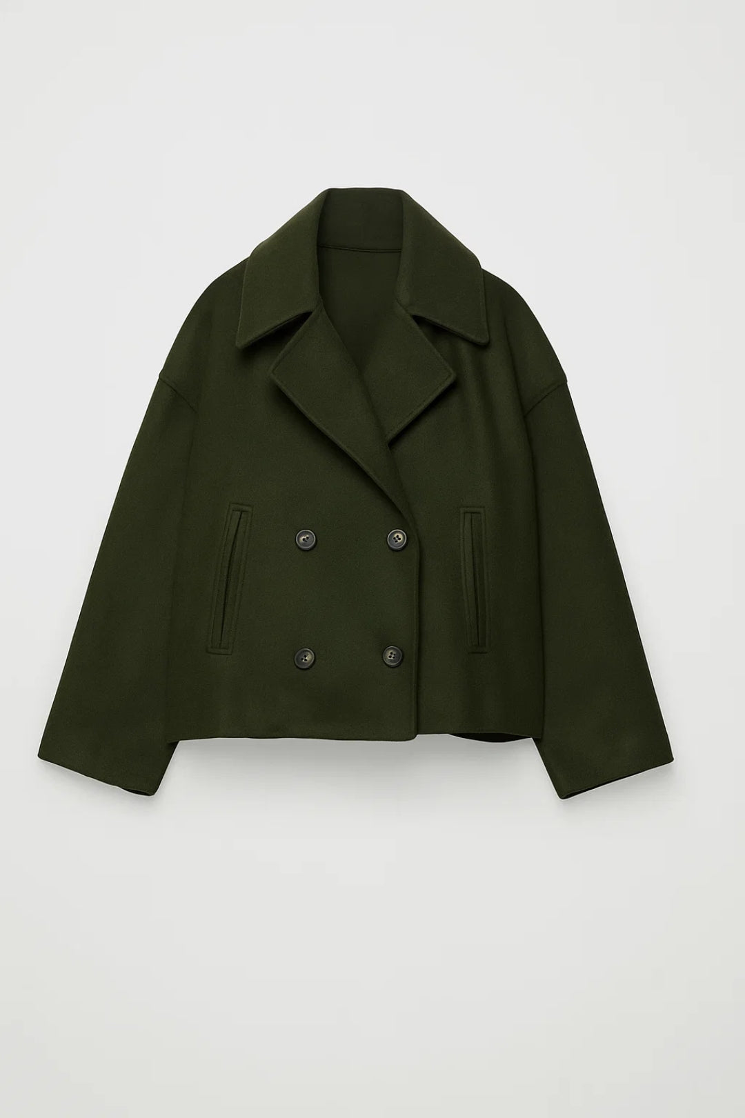 Gabriela cropped double breasted pea coat – image 3