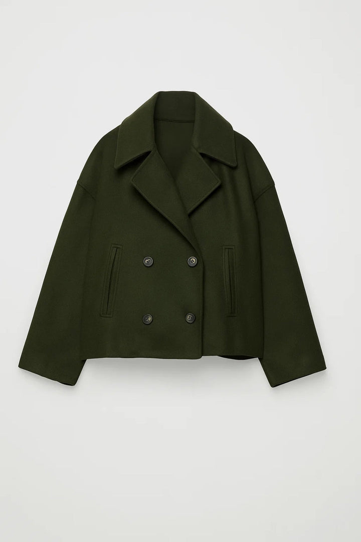 Gabriela cropped double breasted pea coat – image 3
