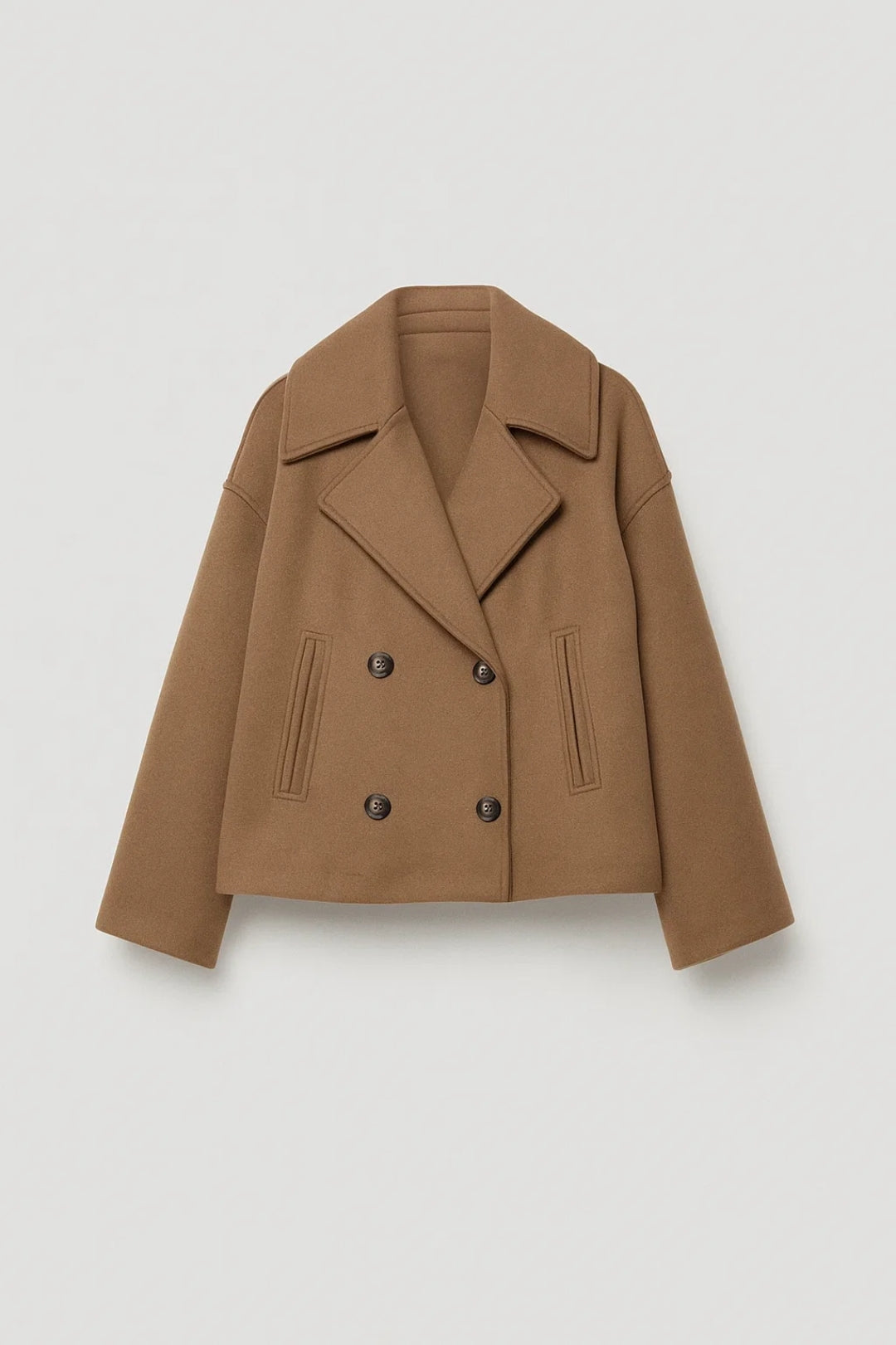 Gabriela cropped double breasted pea coat – image 4