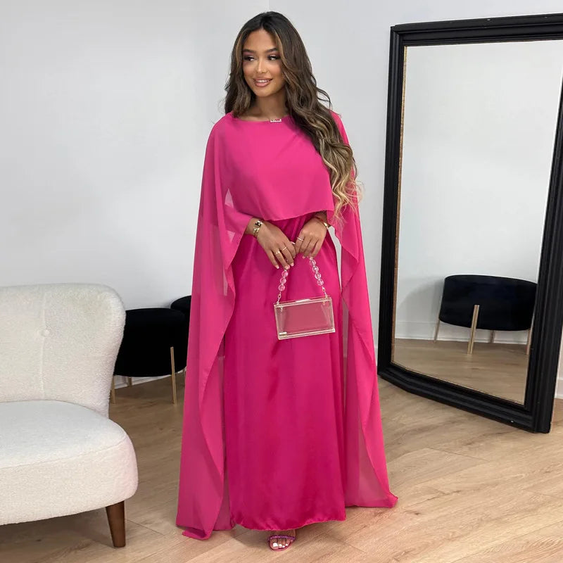 Natasha formal satin maxi dress – image 2