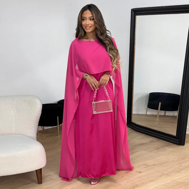 Natasha formal satin maxi dress – image 2
