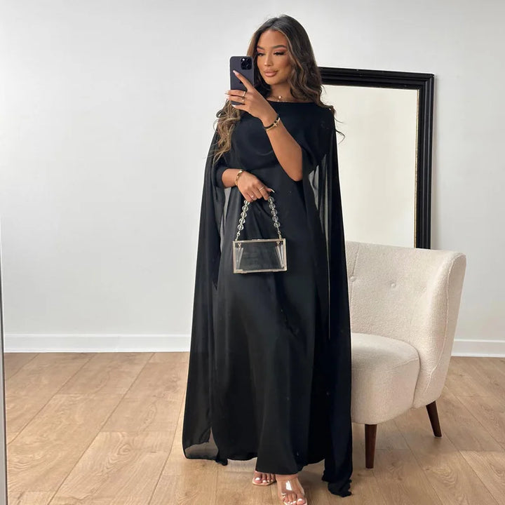Natasha formal satin maxi dress – image 3