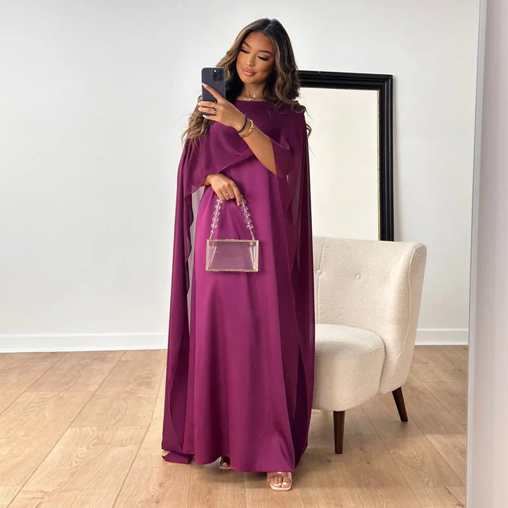 Natasha formal satin maxi dress – image 4