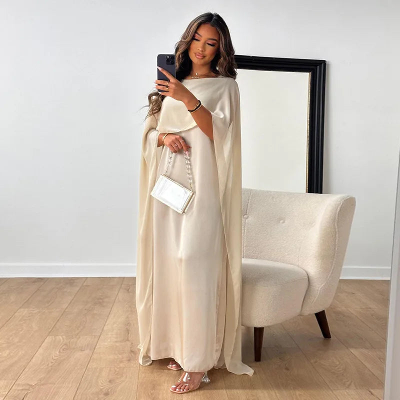 Natasha formal satin maxi dress