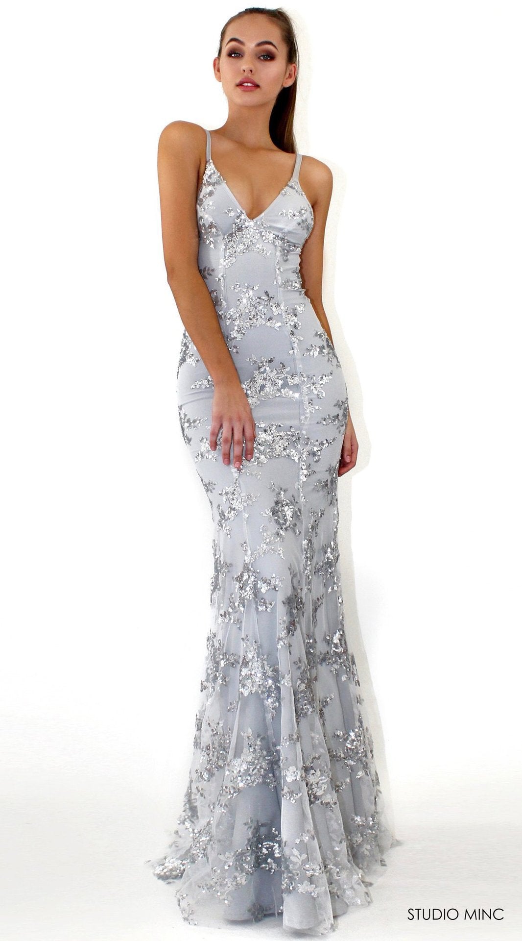 Esther sequin mermaid evening gown – image 6
