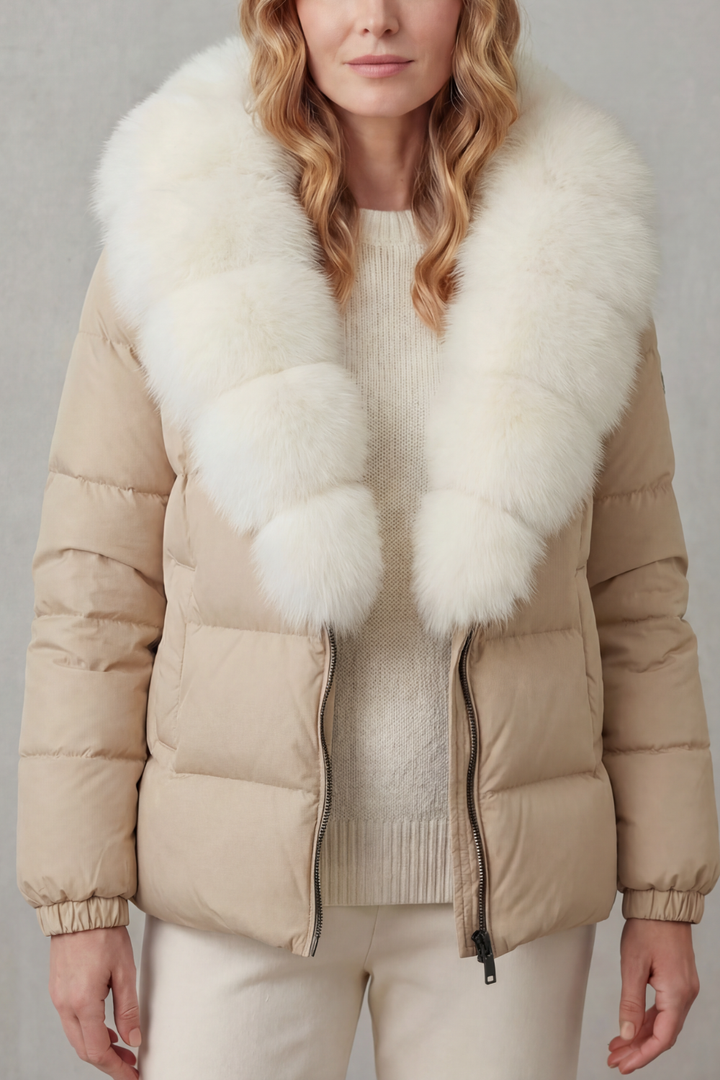 Ellie two tone everyday puffer jacket – image 21