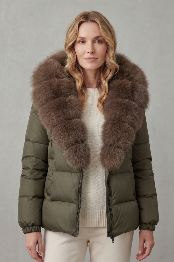 Ellie two tone everyday puffer jacket – image 10