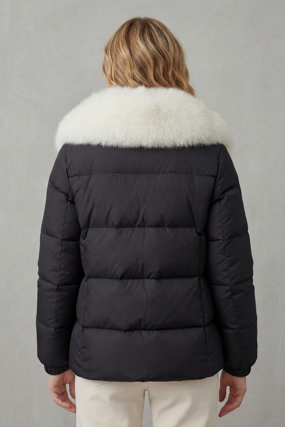 Ellie two tone everyday puffer jacket – image 4