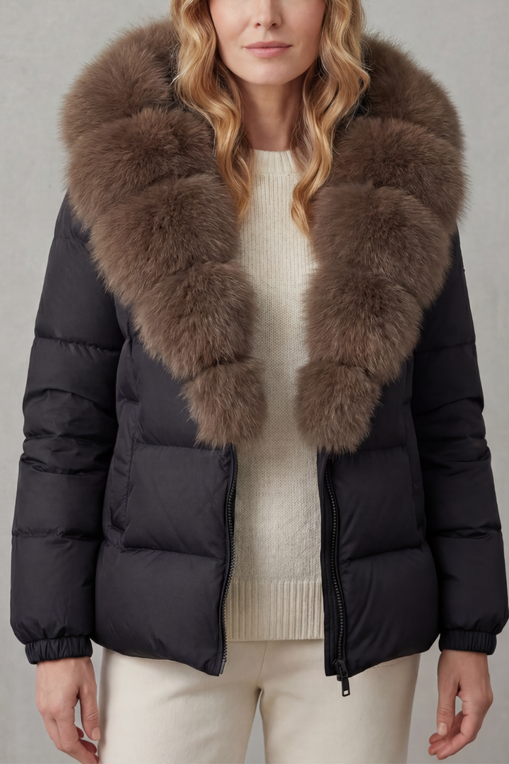Ellie two tone everyday puffer jacket – image 5