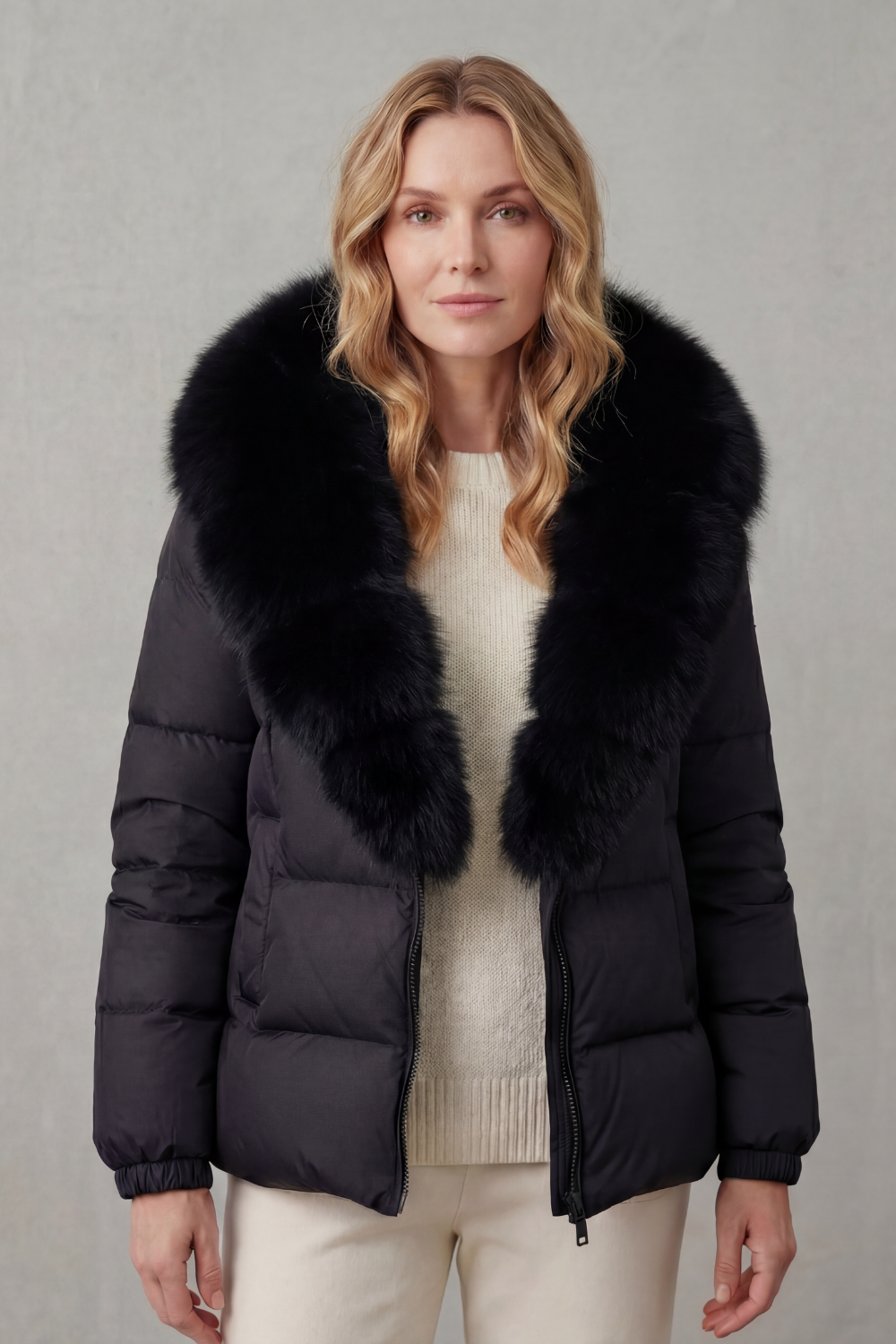 Ellie two tone everyday puffer jacket – image 8