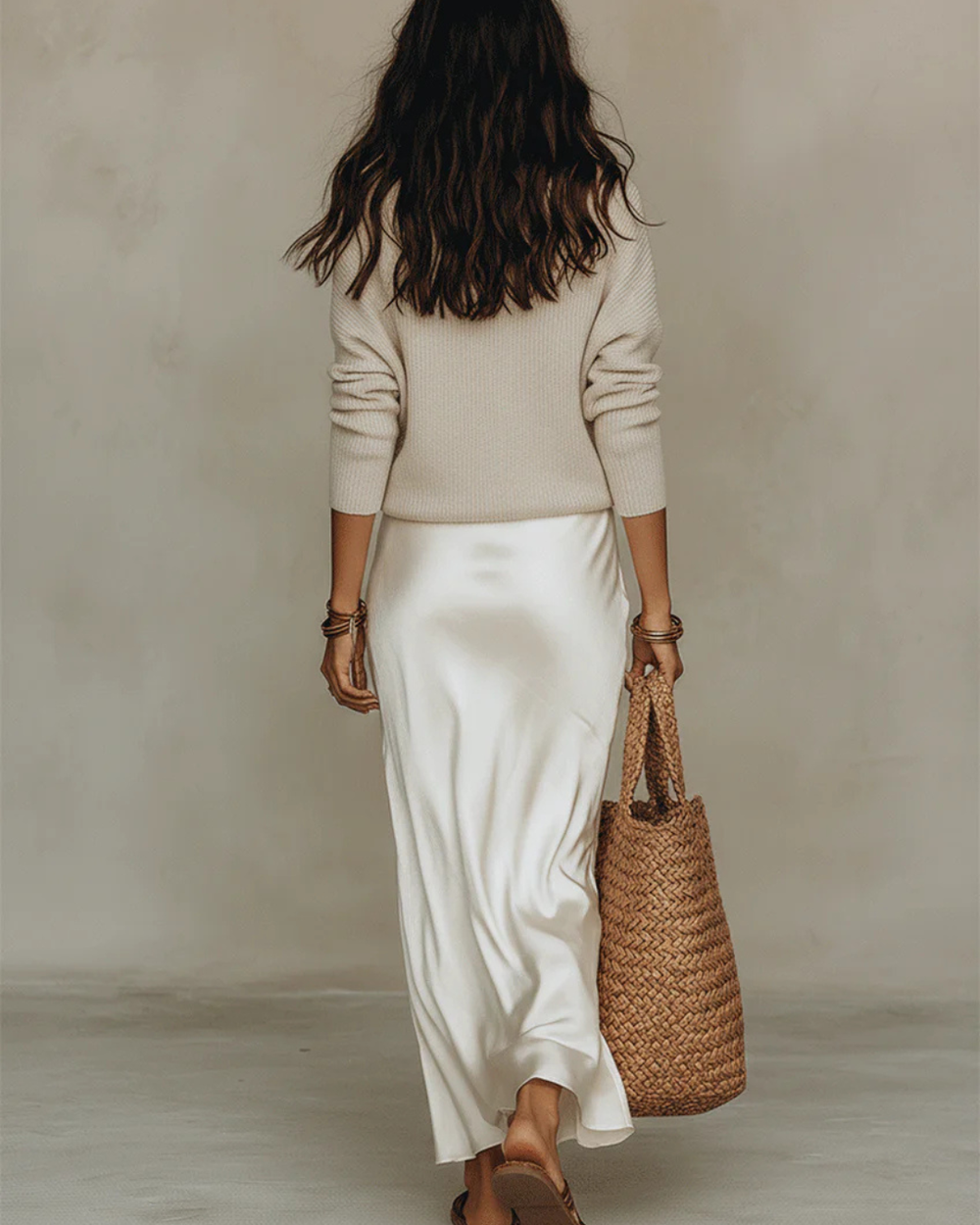 Vera midi slip dress and sweater set – image 14