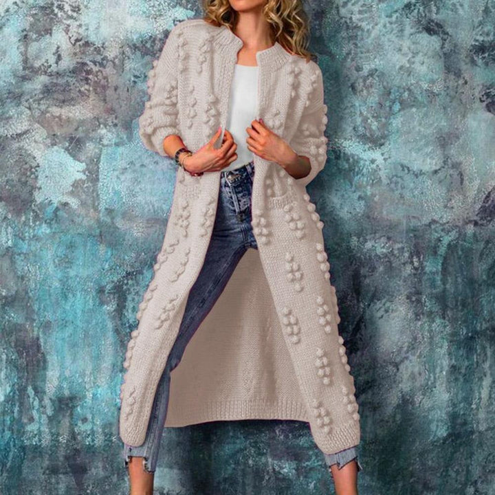 Cordelia longline knit trench cardigan