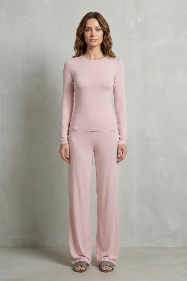 Gabriella fitted top and wide leg pants set – image 34