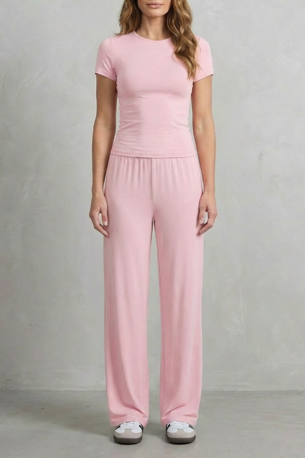Gabriella fitted top and wide leg pants set – image 35