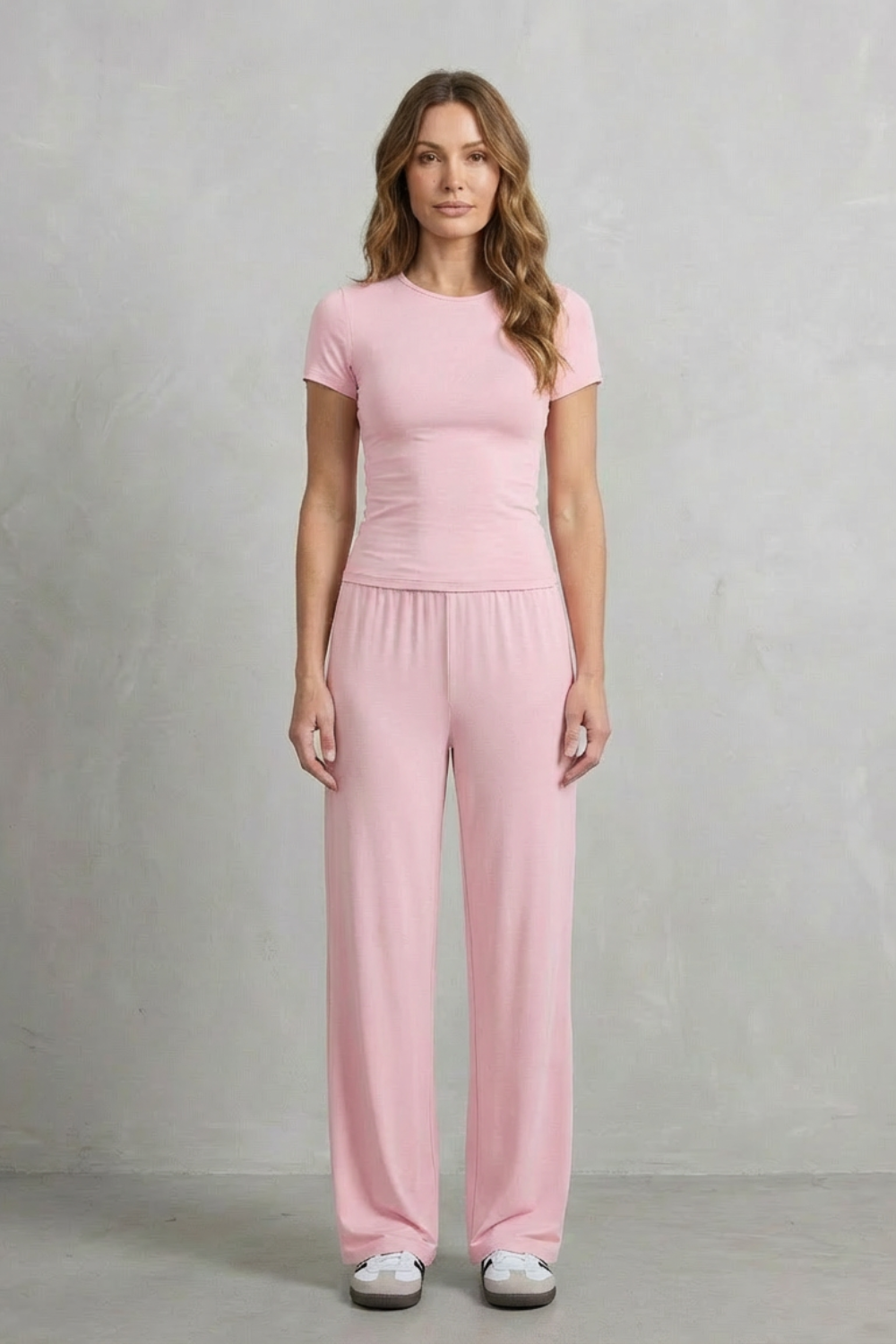 Gabriella fitted top and wide leg pants set – image 36