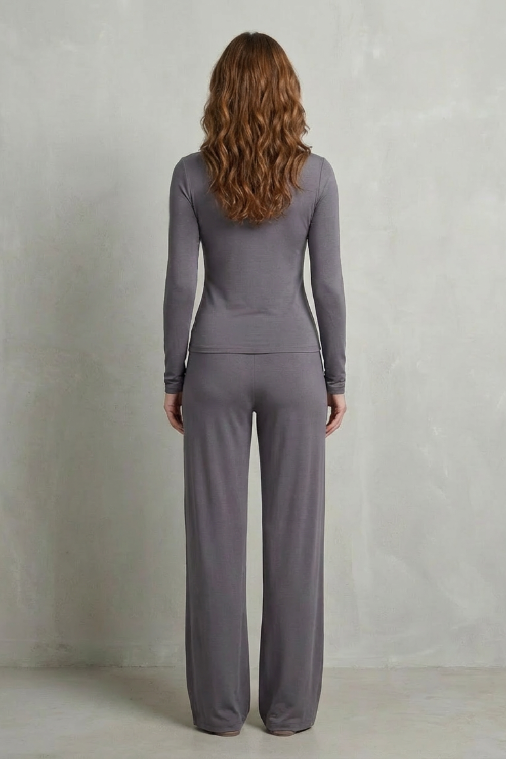 Gabriella fitted top and wide leg pants set – image 4