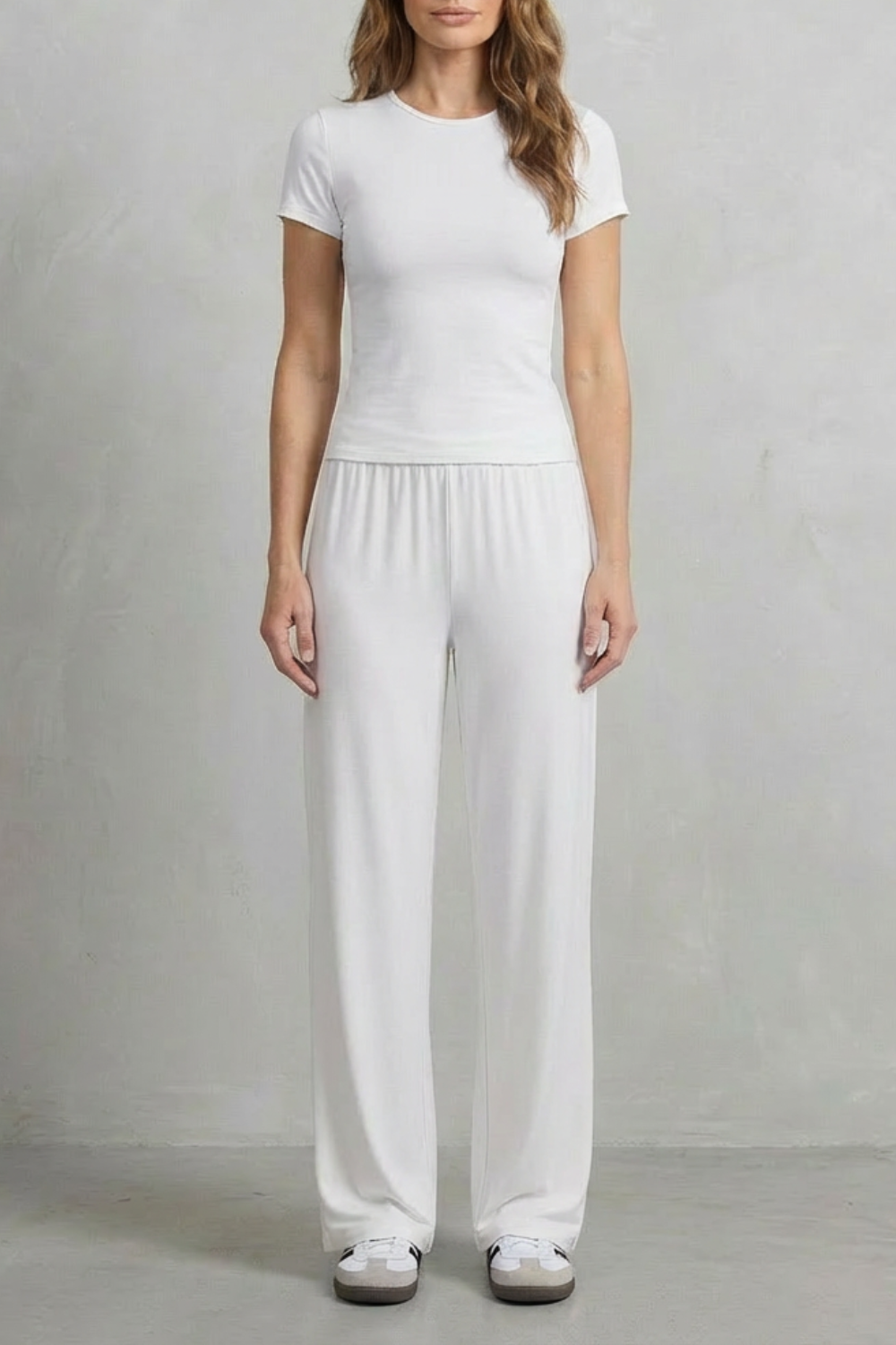 Gabriella fitted top and wide leg pants set – image 11