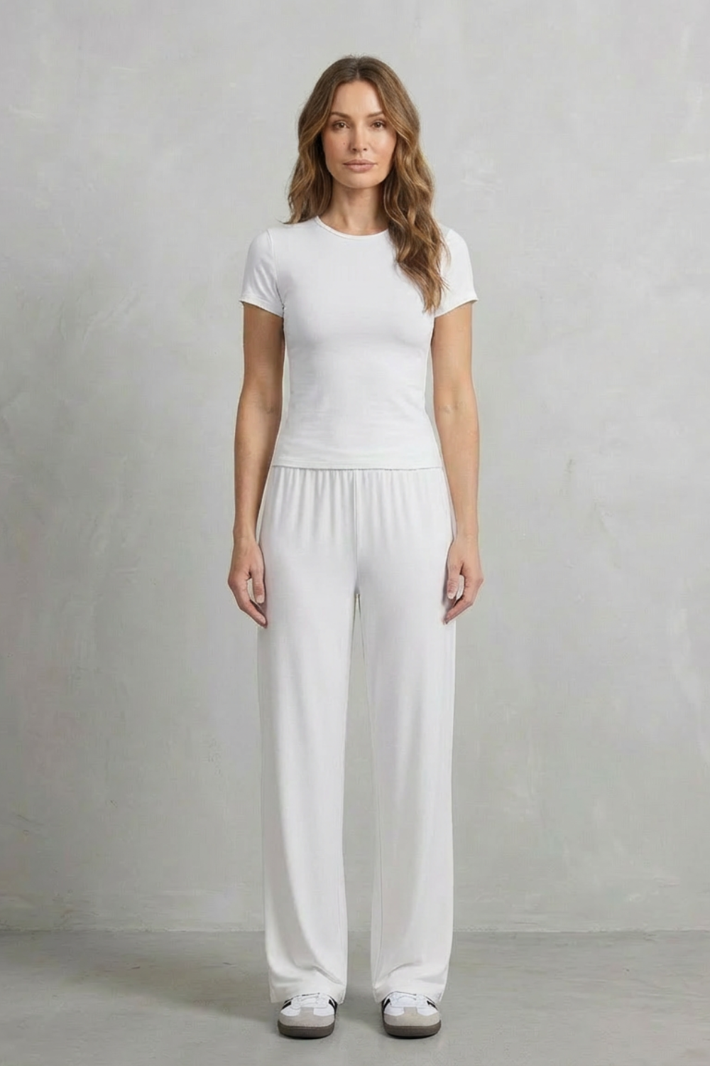 Gabriella fitted top and wide leg pants set – image 12