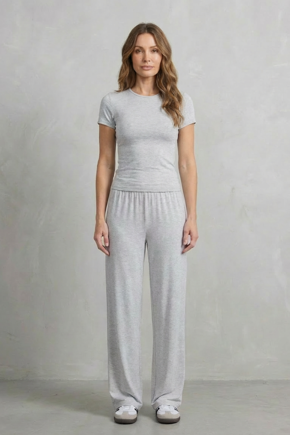Gabriella fitted top and wide leg pants set – image 24