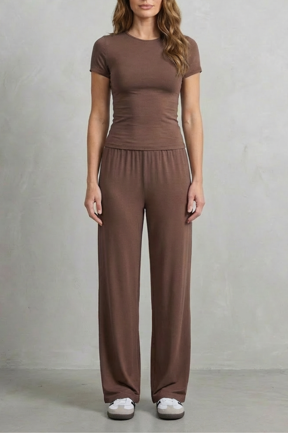 Gabriella fitted top and wide leg pants set – image 15