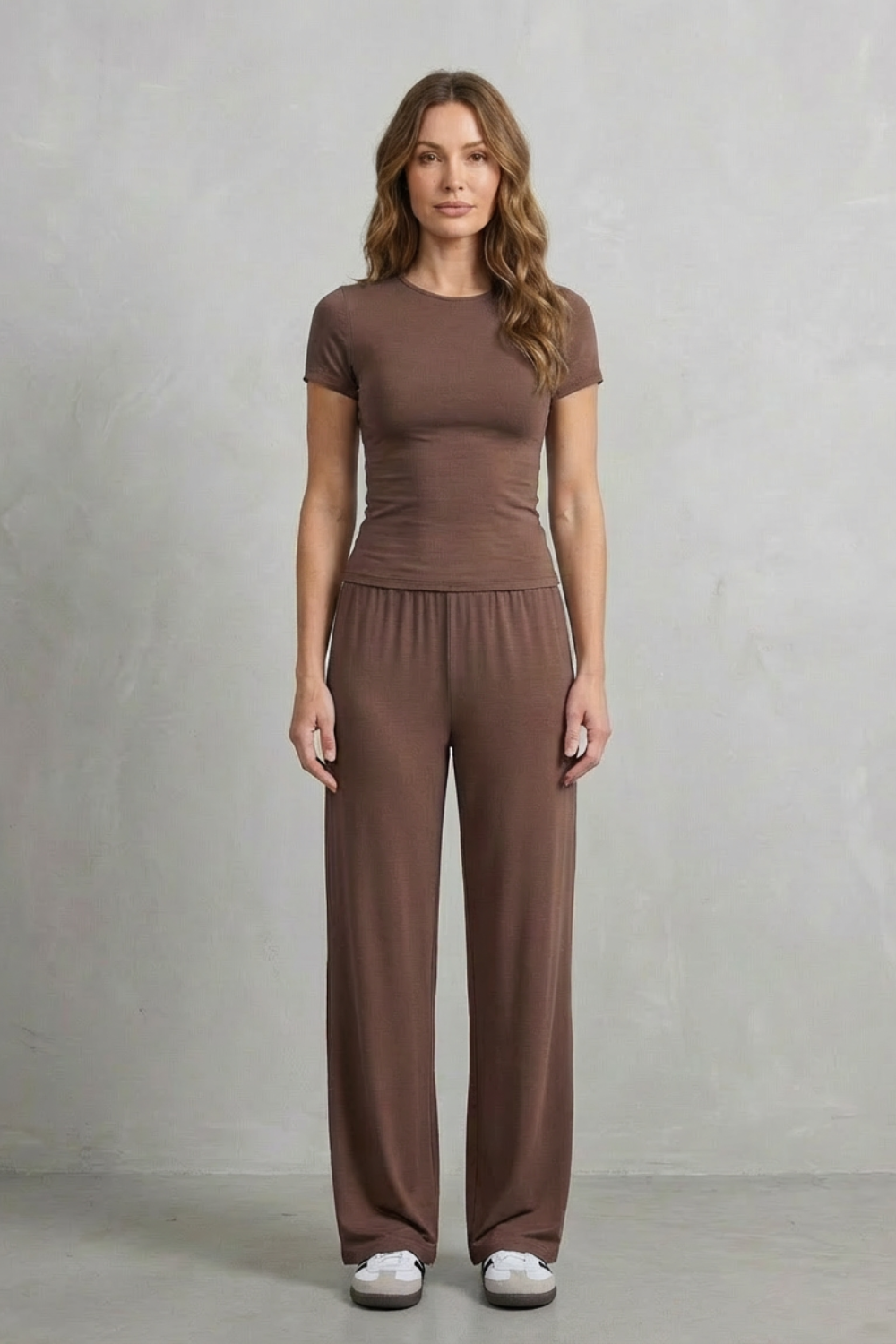Gabriella fitted top and wide leg pants set – image 16