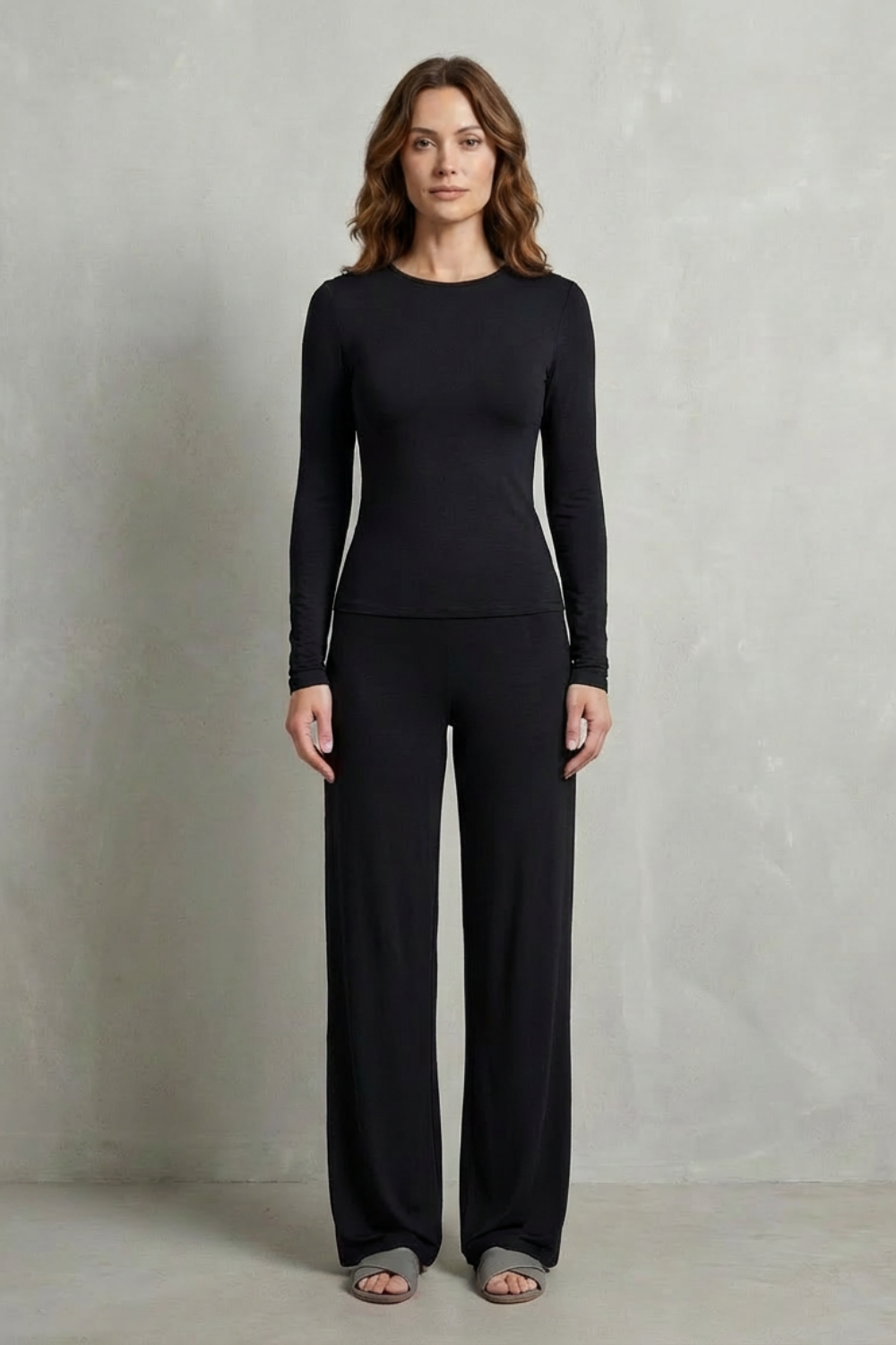 Gabriella fitted top and wide leg pants set – image 18