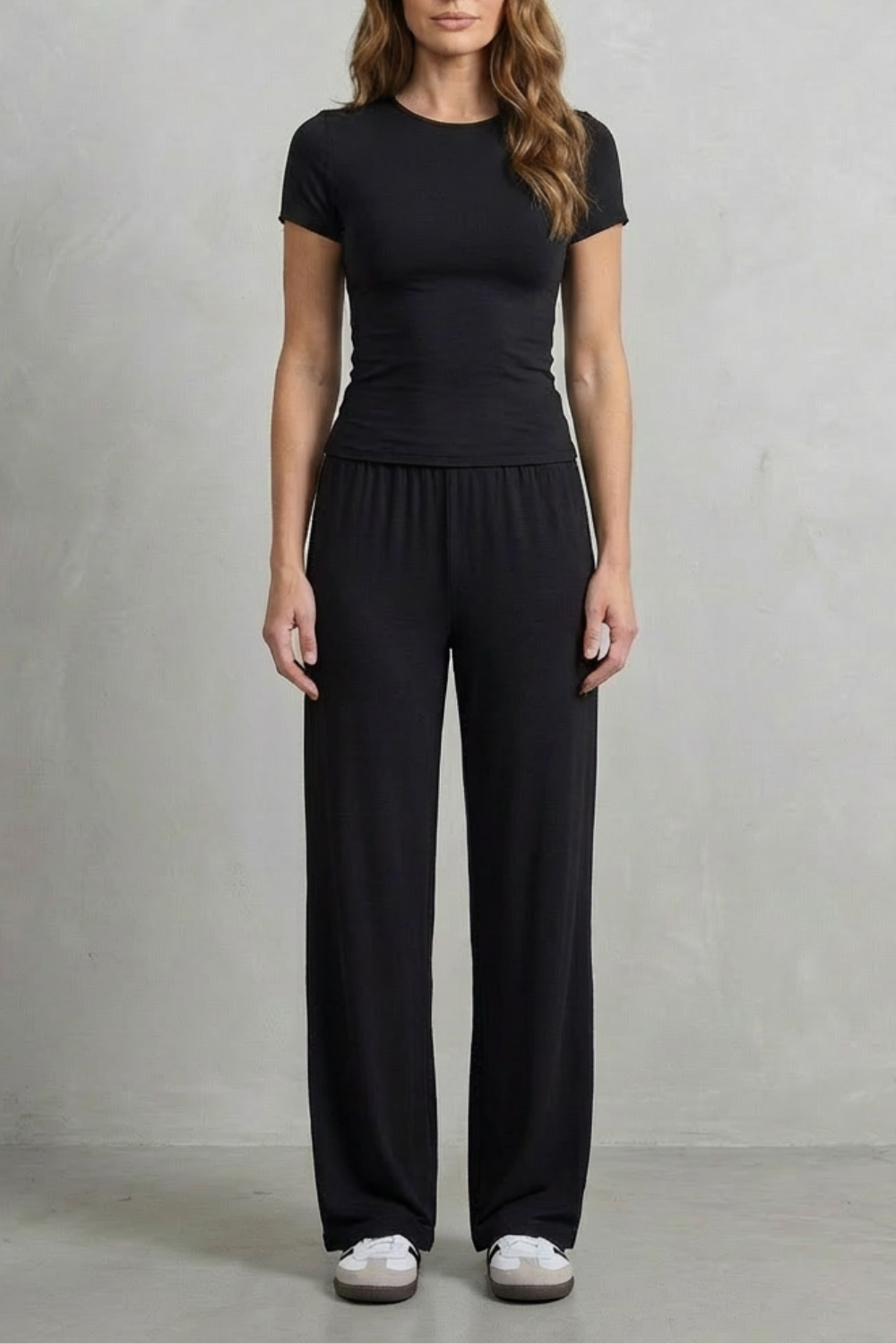 Gabriella fitted top and wide leg pants set – image 19