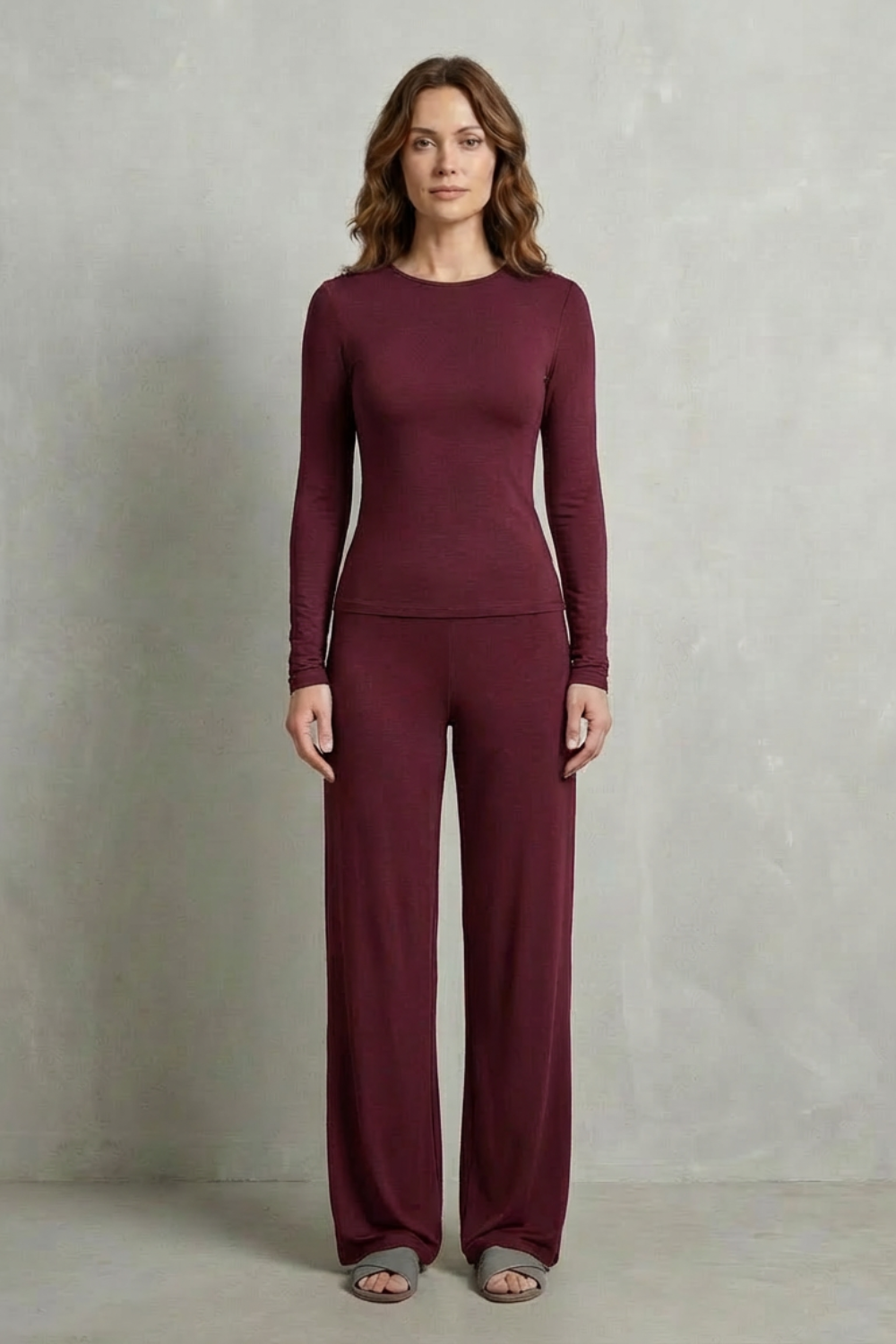 Gabriella fitted top and wide leg pants set – image 30