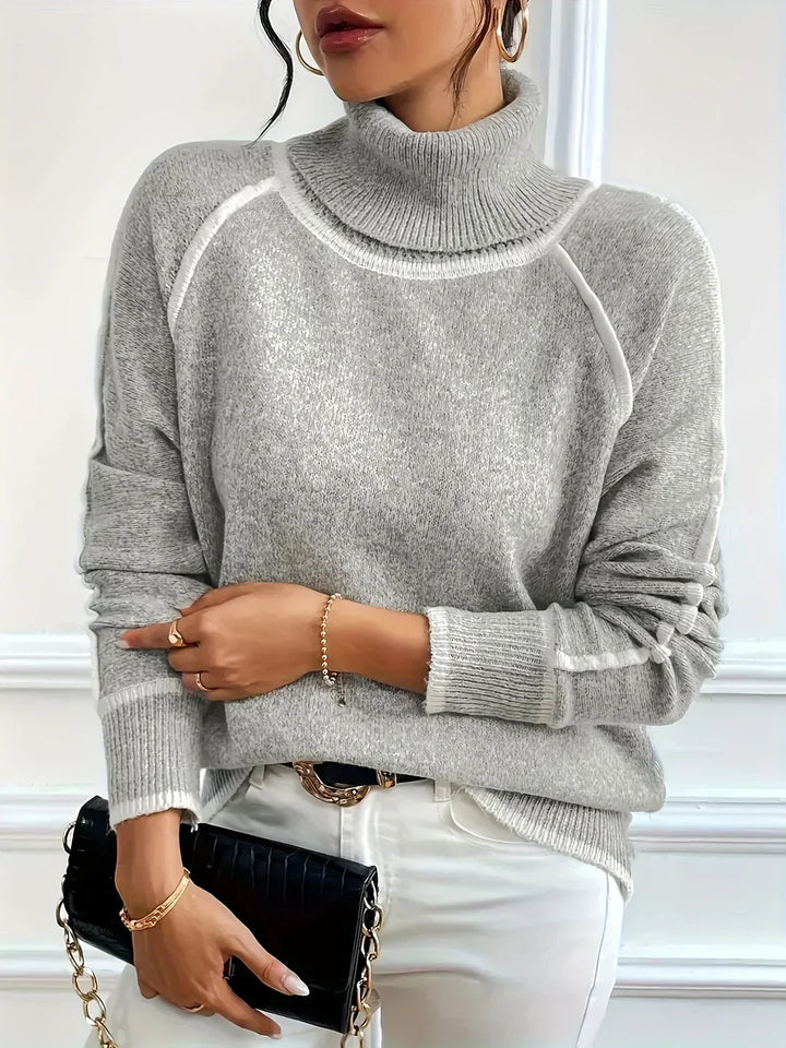 Alexa cozy soft turtleneck sweater – image 3