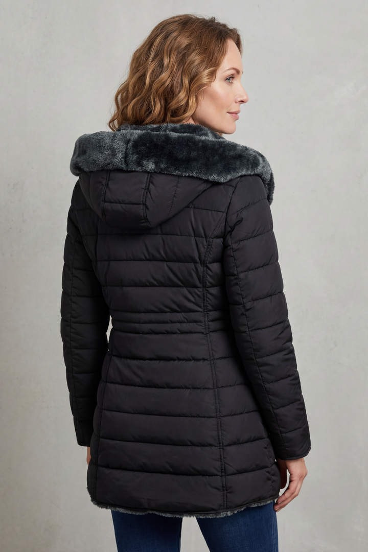 Emersyn faux fur lined winter parka coat – image 4