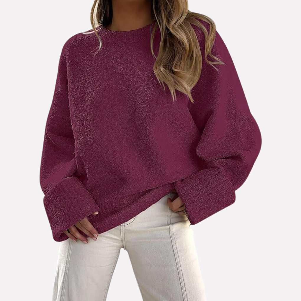 Quincy oversized chunky knit sweater – image 8
