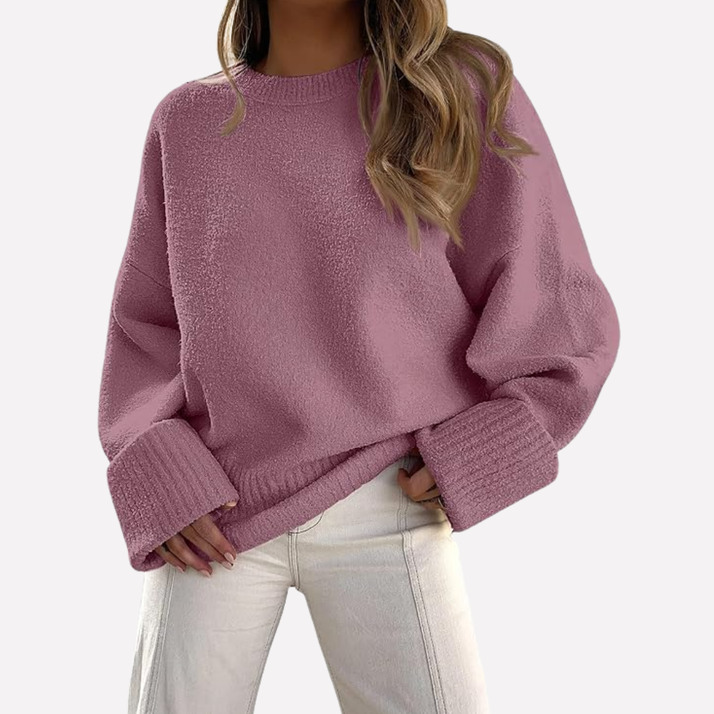 Quincy oversized chunky knit sweater – image 9